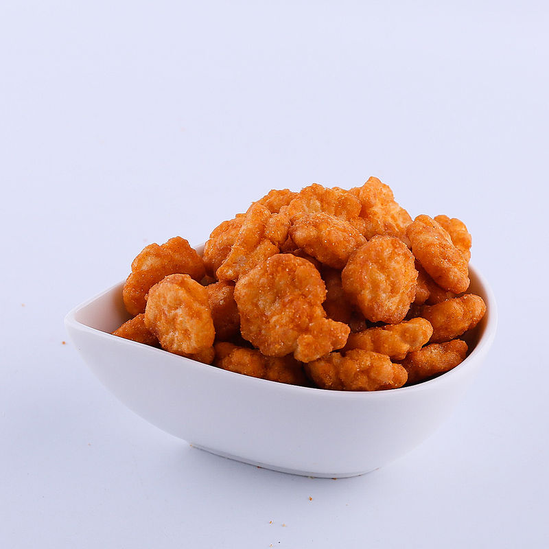Rice Cracker Mix Good Taste Fried Crispy Snacks Spicy / Cheese / BBQ Flavor