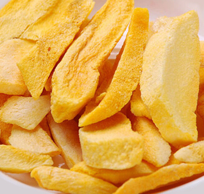 Low Calorie Dried Mango Slices High Nutritional Value Safe Raw Ingredient