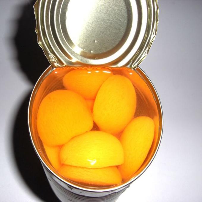 Apricot Organic Canned Fruit Soft Texture No Artifical Preservatives For Appetizers