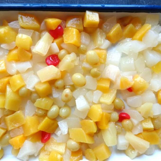 Mixed Organic Canned Fruit , Low Calorie Canned Fruit Cocktail
