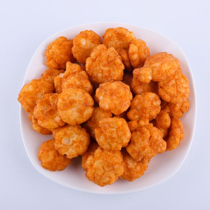 Rice Cracker Mix Good Taste Fried Crispy Snacks Spicy / Cheese / BBQ Flavor