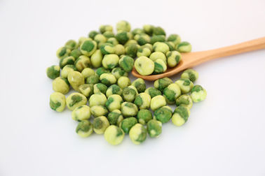 GMO - Free Roasted Salted Green Peas Delicious Safe Raw Ingredient Hard Texture