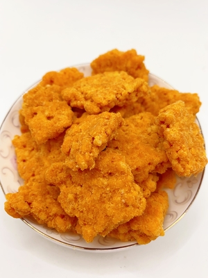 Salted Egg Flavor  Rice Crust Snacks Retailer Packing Private Logo By Sea Delivery
