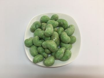 Good Taste Wasabi Coated Cashew Nut Snacks BRC / HACCP Certified Food Healthy Good Taste Nut Snacks