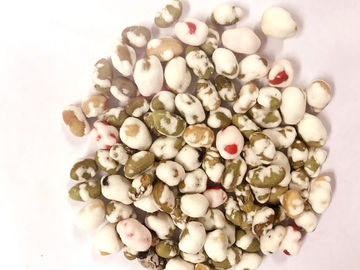 Wasabi Flavor Gour Coloe Coated Soya Bean Dry Roasted Snack Retailer Packing