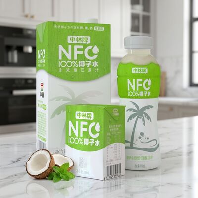 100% Pure Coconut Water with Strawberry Flavor - Convenient Storage Nut Snacks for All Ages