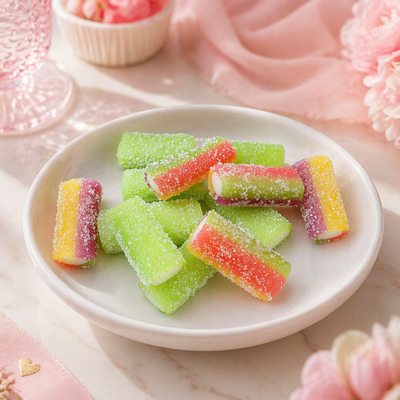 Sour Sticks Filled Double Layer Sour Sweet Chewy Candy Snack For Office Break Movie Watching Convenience Store Candy Wholesale Distributors