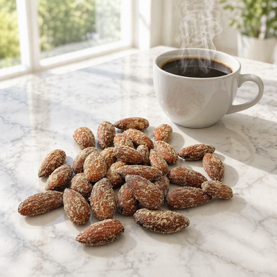 Roasted Peeled Almonds Crispy Blanched Nut Snack For Office Break Binge Watching Bakery Confectionery Food Wholesale Distributors