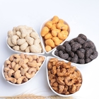 Kosher/Halal Certified Coated Roasted Charcoal Cashews Healthy Crispy and Crunchy Nut Snacks