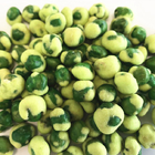 Popular Wholesale Vegan Yellow Wasabi Flavor Fried Coated Green Peas Snack Foods