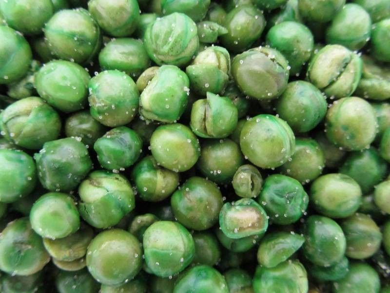 Delicious Crispy Garlic Flavor Green Peas Snack Special Vitamin And Protein