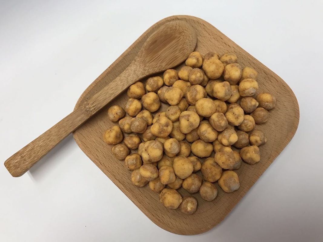BBQ Flavor Coated Roasted Chickpeas Snack , Organic Roasted Chickpeas Low Calorie