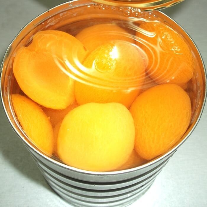 Apricot Organic Canned Fruit Soft Texture No Artifical Preservatives For Appetizers