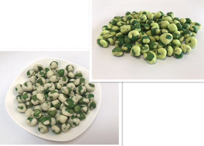 Customized Crispy Green Color Wasabi Green Peas Free From Frying OEM Service