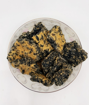 Black Gold Guoba Salted Egg Yolk  And Pork Floss Flavor Rice Cracker Mix Crispy Rice Fried Rice Crust