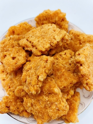 Salted Egg Yolk Dried Meat Floss Glutinous Rice Cracker Mix Rich And Mellow Aroma Crispy Rice Fried Rice Crust Guoba