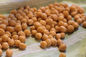 Black Pepper Roasted Chickpeas Snack , Dried Salted Chickpeas High Nutritions