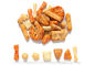 Hard Texture Rice Cracker Trail Mix Safe Raw Ingredient Good For Stomach