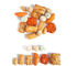 Customized Flavor Rice Cracker Mix , Soy Sauce Rice Crackers Crispy Taste