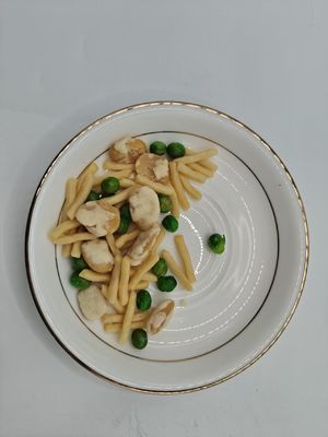 Salt-baked Mixed shrimp and bean slices snack