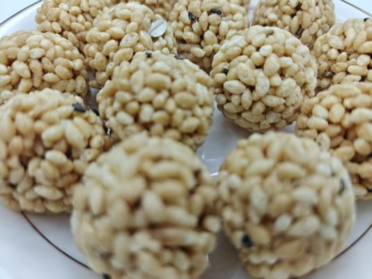 High Protein Nutty Rice Balls Bulk Packaging
