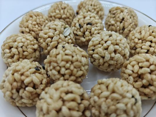 High Protein Nutty Rice Balls Bulk Packaging