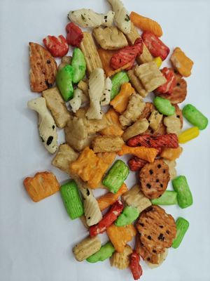 Original Customized Flavors Mixed Rice Crackers Variety Pack Bulk Packaging With Oil Ingredients