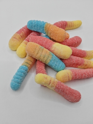 Custom Caterpillar Soft Candy 20g*20pcs Package Size Healthy Gummy Bear Fruit Snacks For Children's Snacking