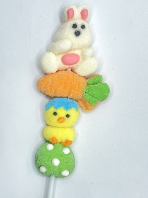 Adorable Marshmallow Characters on Sticks