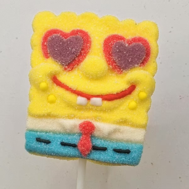 Cartoon Character Marshmallow Lollipops