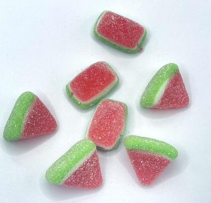Sweetie Paws & Tiny Melon Giggles – Adorable Cat Footprint & Mini Watermelon Chewy Candy Mix