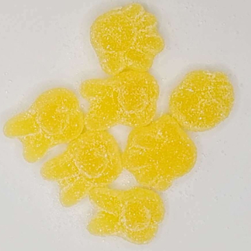 Mixed Color Fun Shaped Fruit Infused Gummy Sweets with Sugar Coating