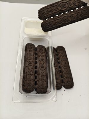 Milk Cream Dip Crisps with 35% Milk Solids and Compartment Packaging - Lactose Reduced Healthy Snack Mix