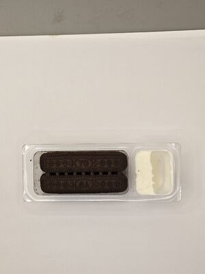 Milk Cream Dip Crisps with 35% Milk Solids and Compartment Packaging - Lactose Reduced Healthy Snack Mix