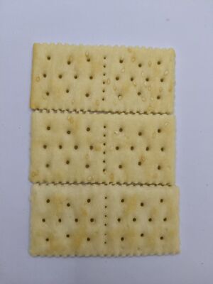 Wholesale No Added Sugar Sesame Soda Cracker - Clean Label Fermented Biscuit with Whole Wheat Flour