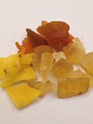 Dried Strawberry Mango Honey Pomelo Trio Mix Sweet Chewy Preserved Fruit Snack