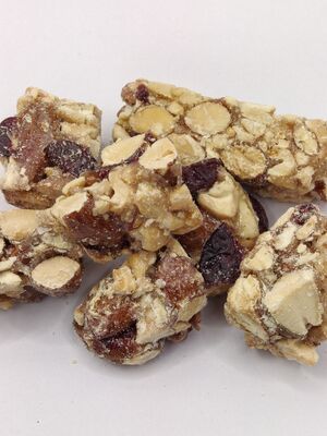 Crispy Peanut Crunch with Sweet Dried Cranberries - Portable Healthy Soya Bean Snack