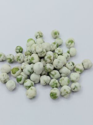 White Coated Wasabi Green Peas - Crispy Texture, Wasabi Flavor, Large Bag Packaging 5kg
