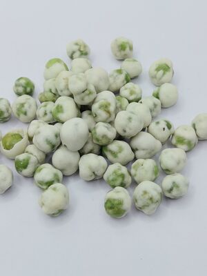 White Coated Wasabi Green Peas - Crispy Texture, Wasabi Flavor, Large Bag Packaging 5kg