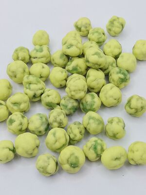 Wasabi Green Peas Soya Bean Snacks with Long Shelf Life, HACCP/BRC/KOSHER/HALAL Certified and Gently Baked
