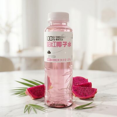 100% Pure Coconut Water with Strawberry Flavor - Convenient Storage Nut Snacks for All Ages