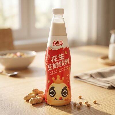 Peanut Soymilk Beverage with Dual-Grain Nutrition and Premium Ingredients in a Clean & Healthy Formula