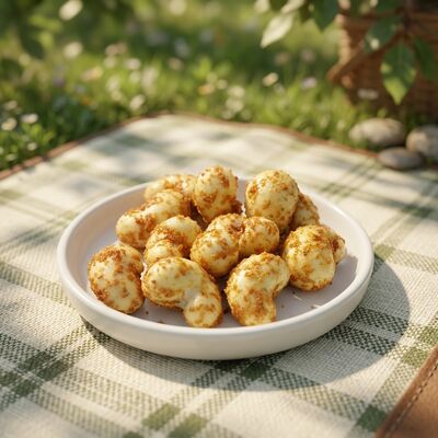 Premium Whole Cashews Coconut Coated Cashew Snack with Double Layer Flavor Explosion and Export-Grade Quality