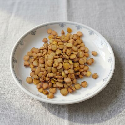 Buffalo Coated Edamame Snacks with Bold Buffalo Flavor, Crispy Shelled Edamame, and High Plant Protein