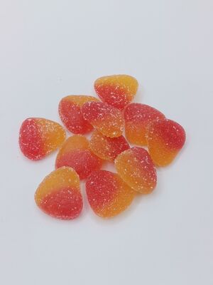 Heart-shaped Fruit Gummies - Sweet and Sour Soft and Chewy Soya Bean Snacks for Parties and Gifts