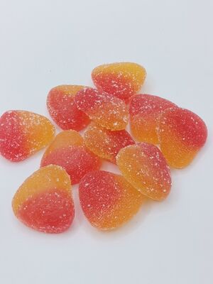 Heart-shaped Fruit Gummies - Sweet and Sour Soft and Chewy Soya Bean Snacks for Parties and Gifts