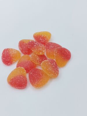 Heart-shaped Fruit Gummies - Sweet and Sour Soft and Chewy Soya Bean Snacks for Parties and Gifts