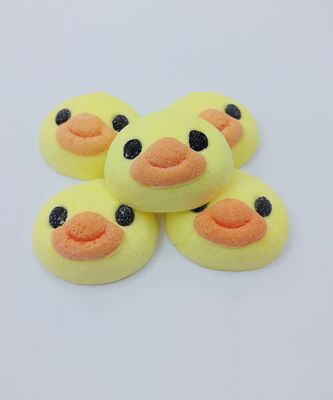 Little Yellow Duck Shaped Marshmallows 3D Cute Fluffy Soft Candy For Kids Party Cake Decoration Supermarket Confectionery Wholesale Importers