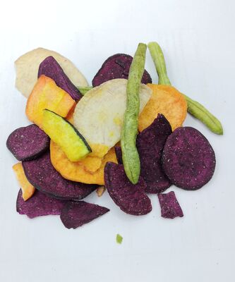 VF Mixed Assorted Crisps Low Temperature Vacuum Fried Fruit Vegetable Chips Snack For Office Break Movie Watching Supermarket Food Wholesale Distributors