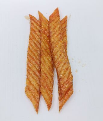 Extra Spicy Chili Vegetarian Lamb Ribs Gluten Strips Rib-Shaped Chewy Vegan Snack For Office Break Binge Watching Supermarket Food Wholesale Importers